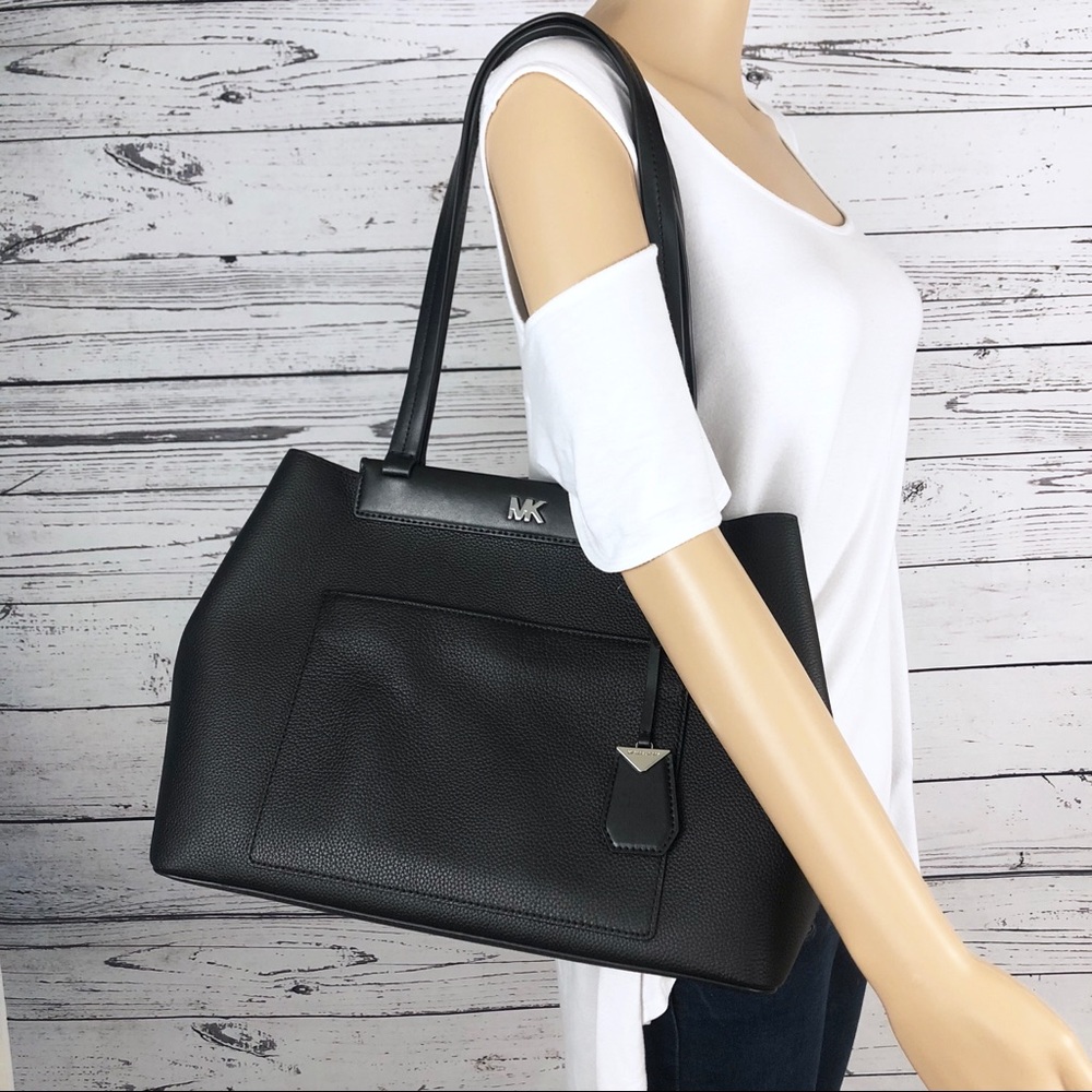 Michael Kors Meredith Bonded Leather Tote